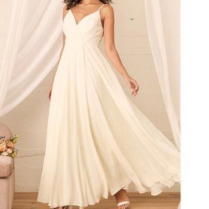 Cream Maxi Dress - NWT